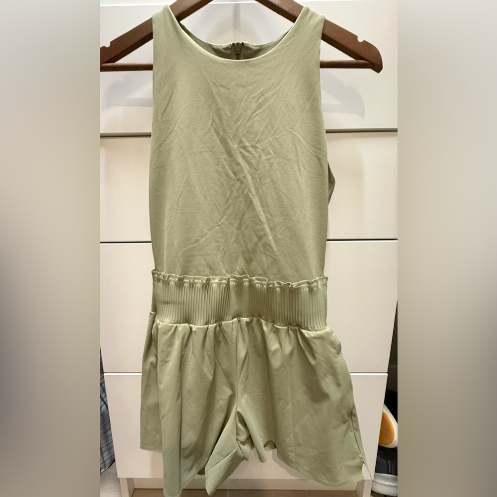 Athleta Light Green Romper